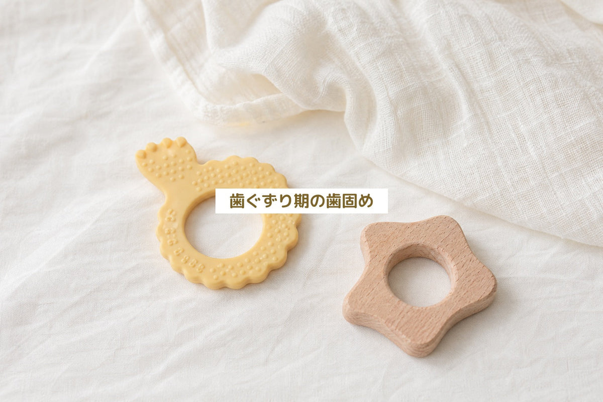 歯ぐずり期の歯固め