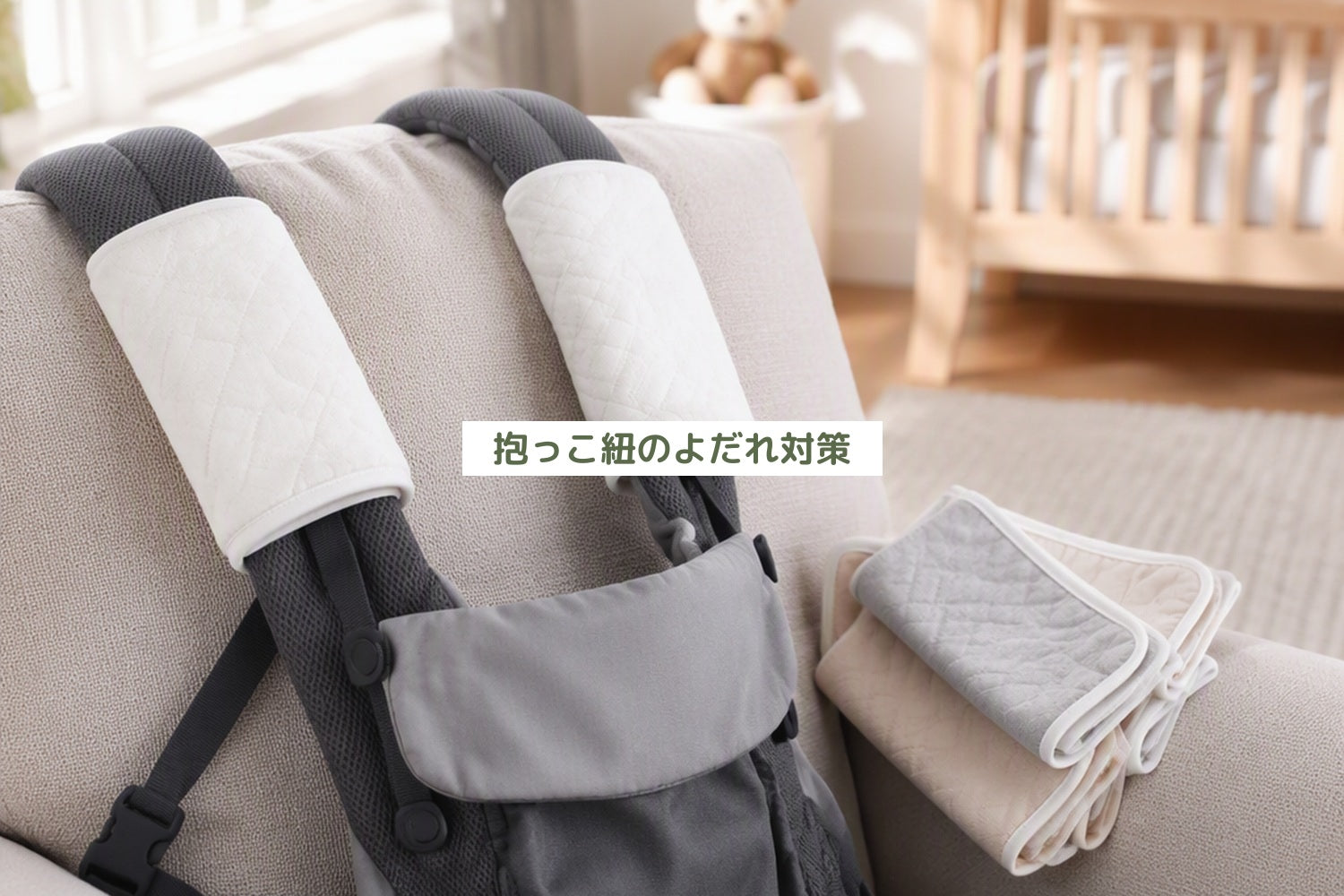 抱っこ紐のよだれ対策