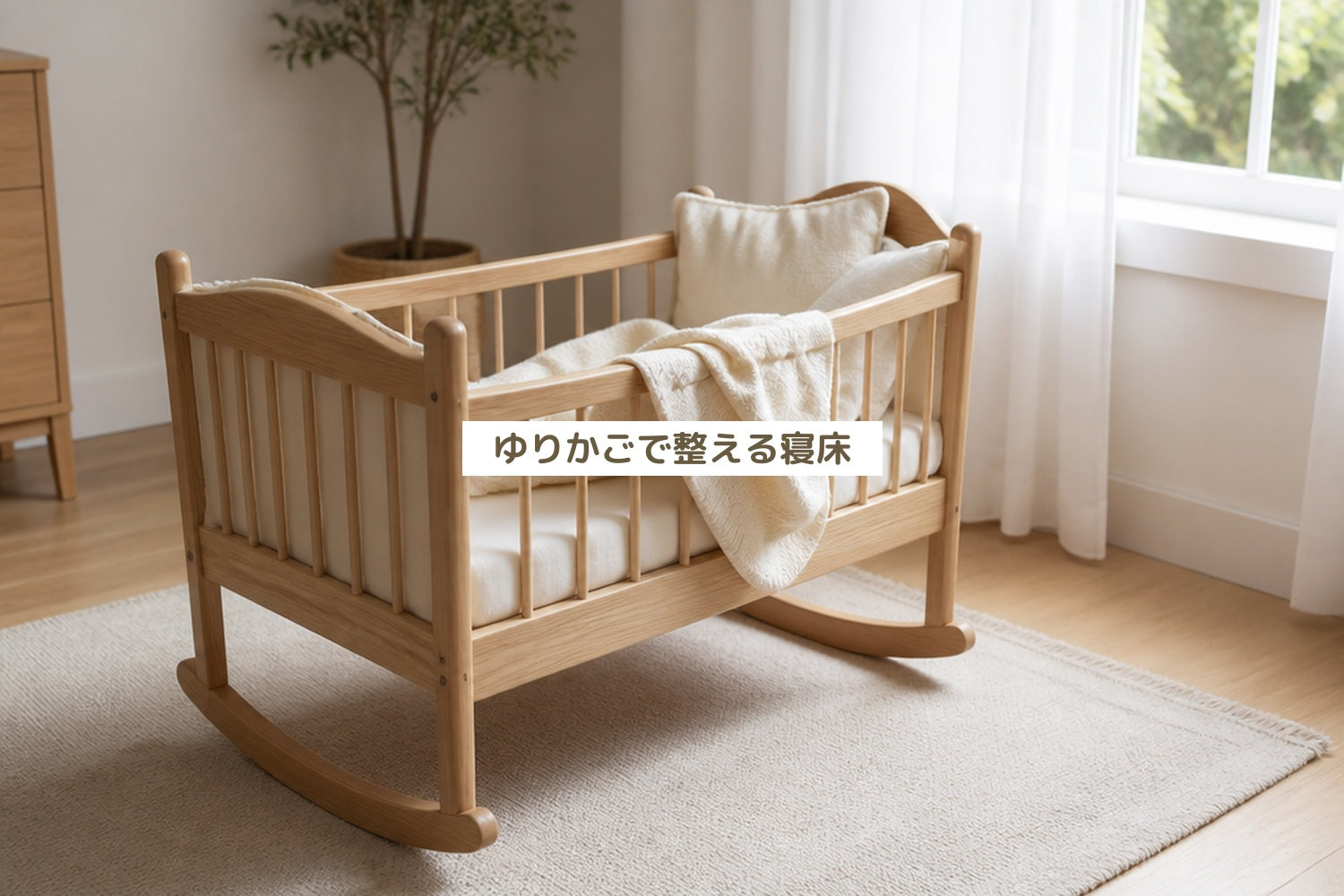 ゆりかごで整える寝床