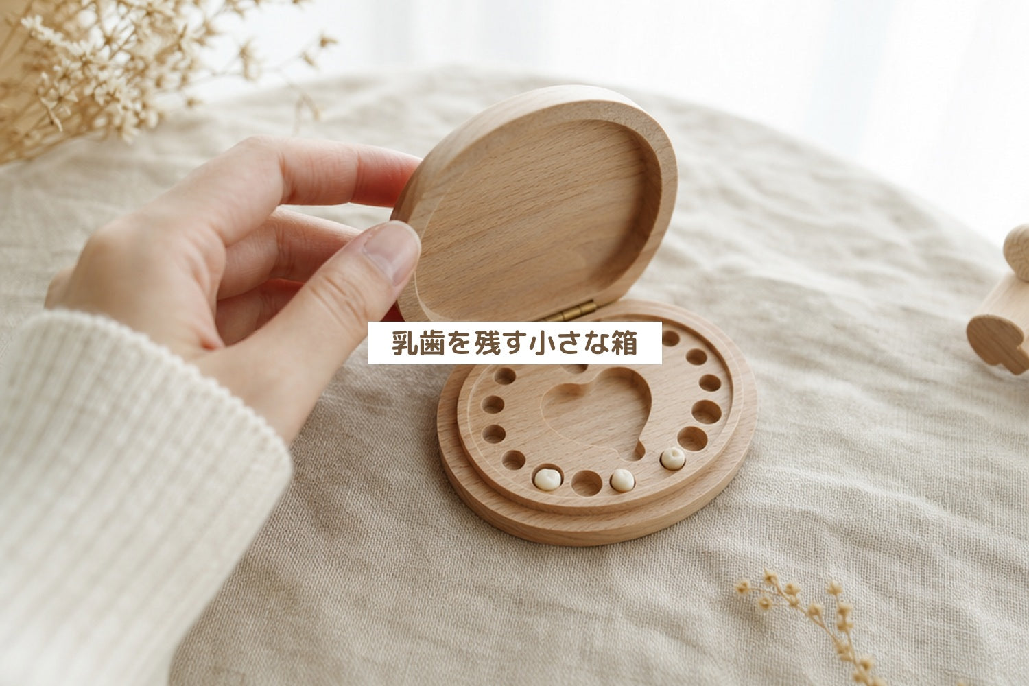 乳歯を残す小さな箱