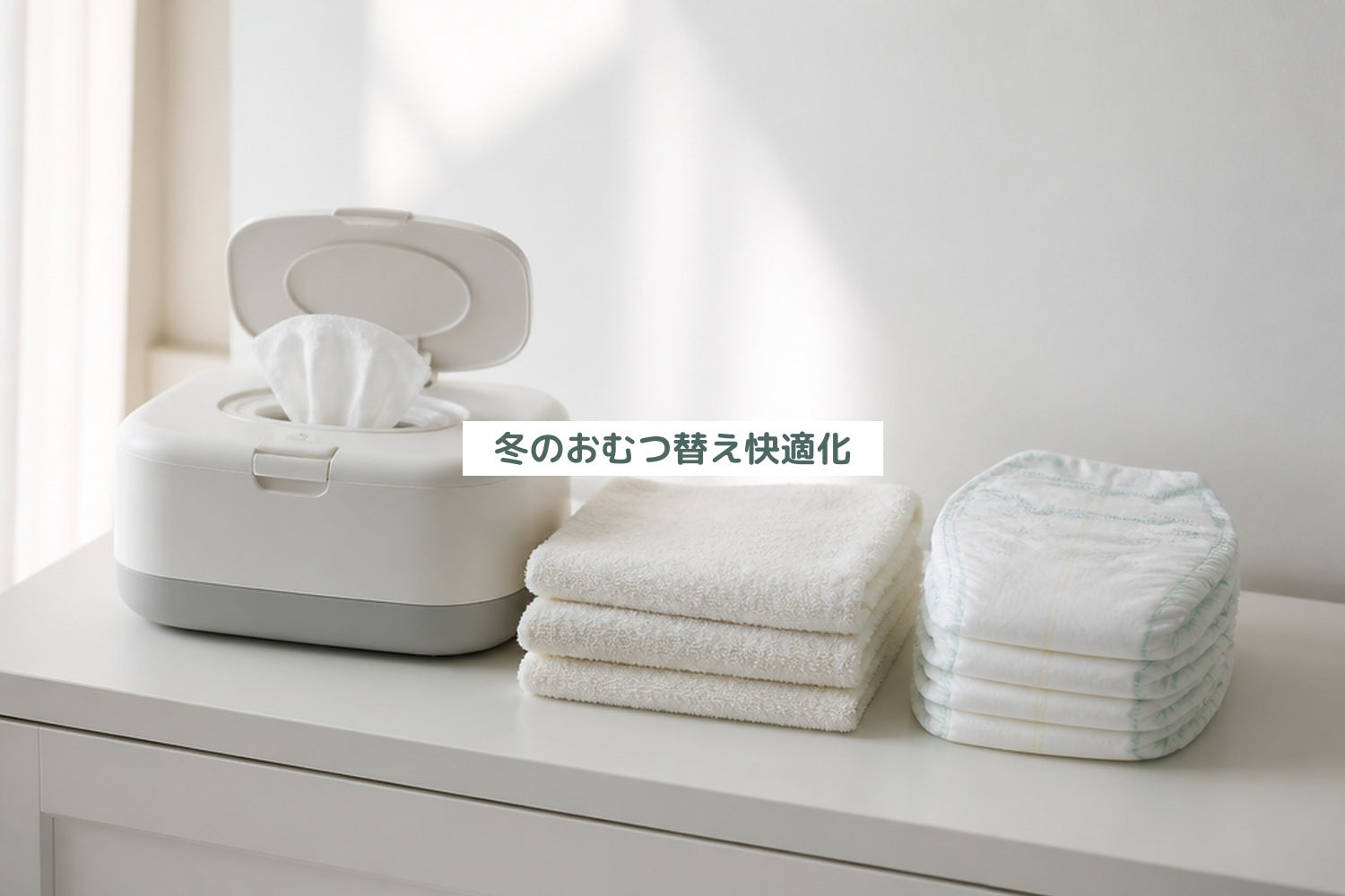 冬のおむつ替え快適化