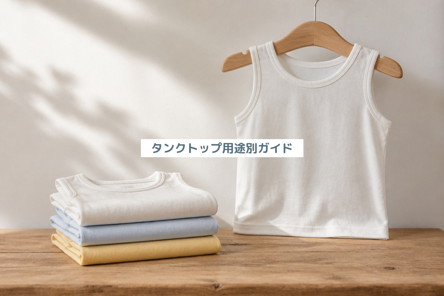 タンクトップ用途別ガイド