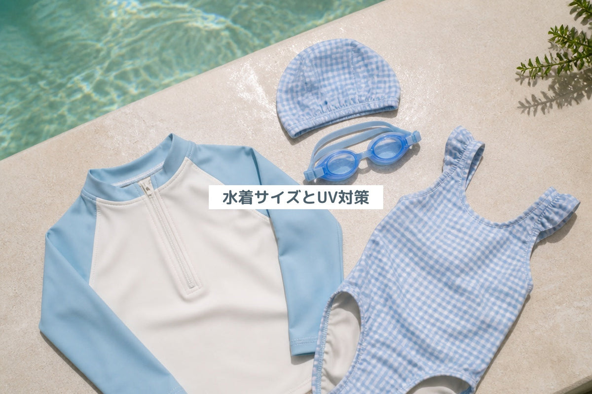 水着サイズとUV対策
