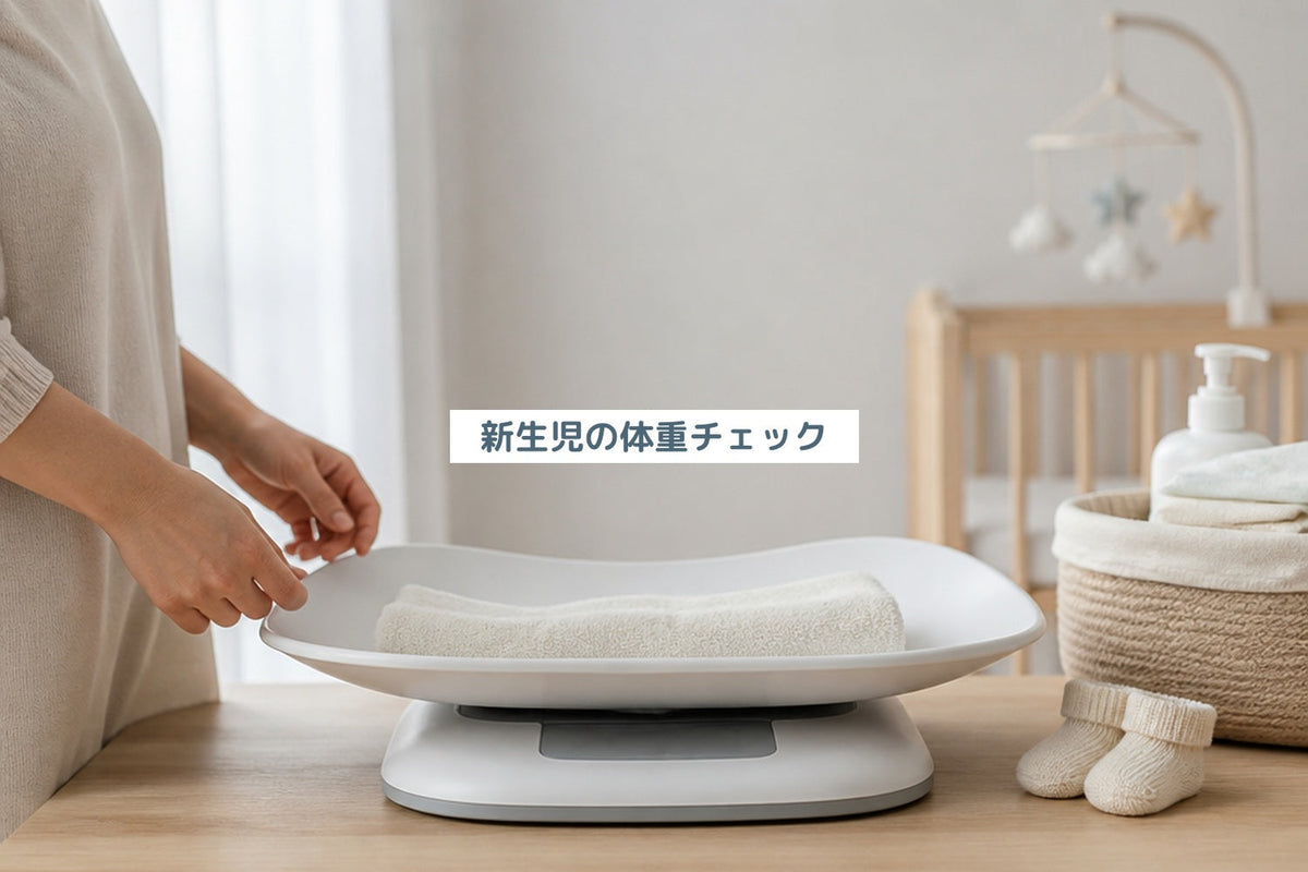 新生児の体重チェック
