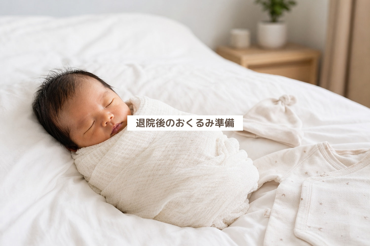 退院後のおくるみ準備