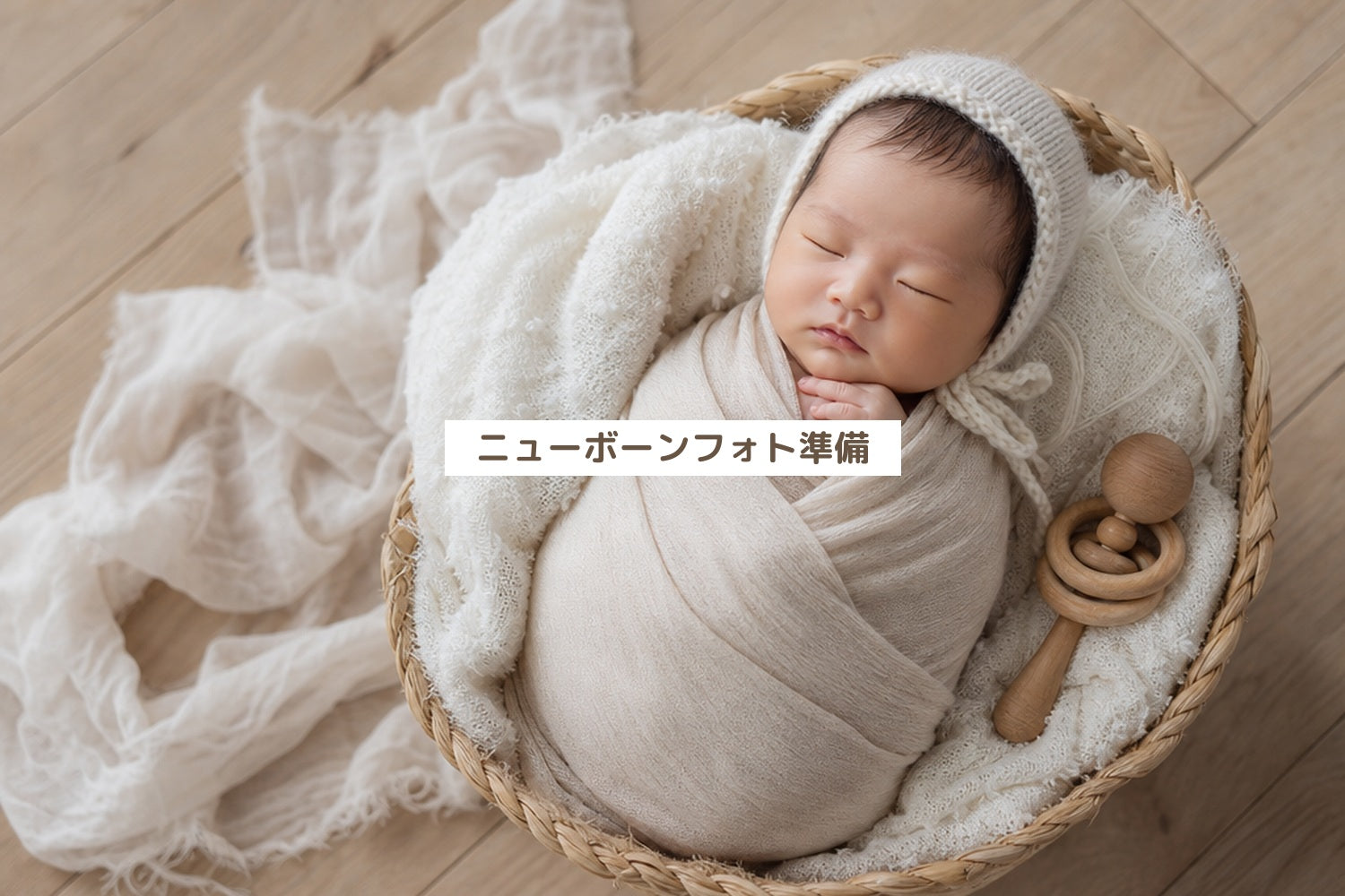 ニューボーンフォト準備