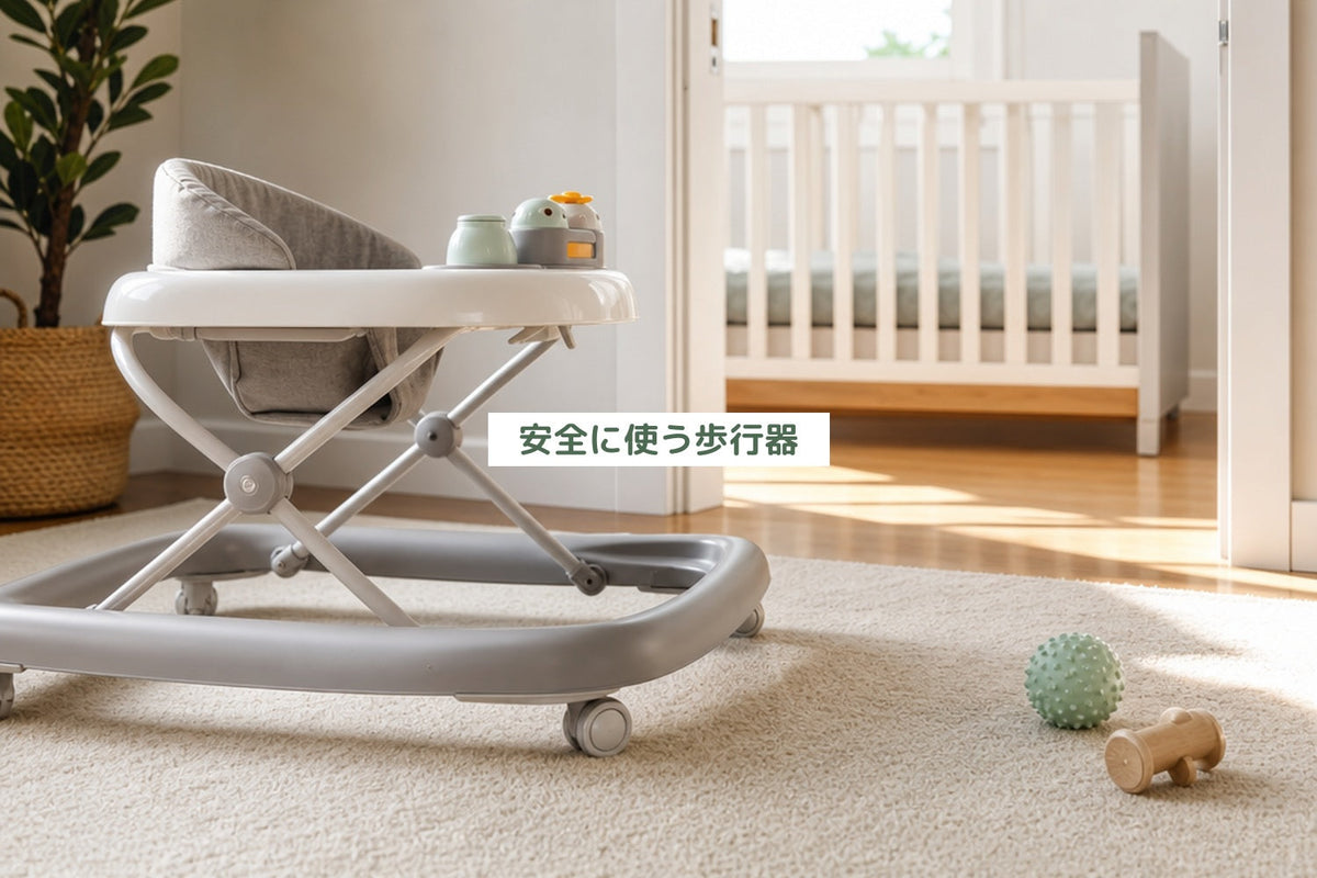 安全に使う歩行器