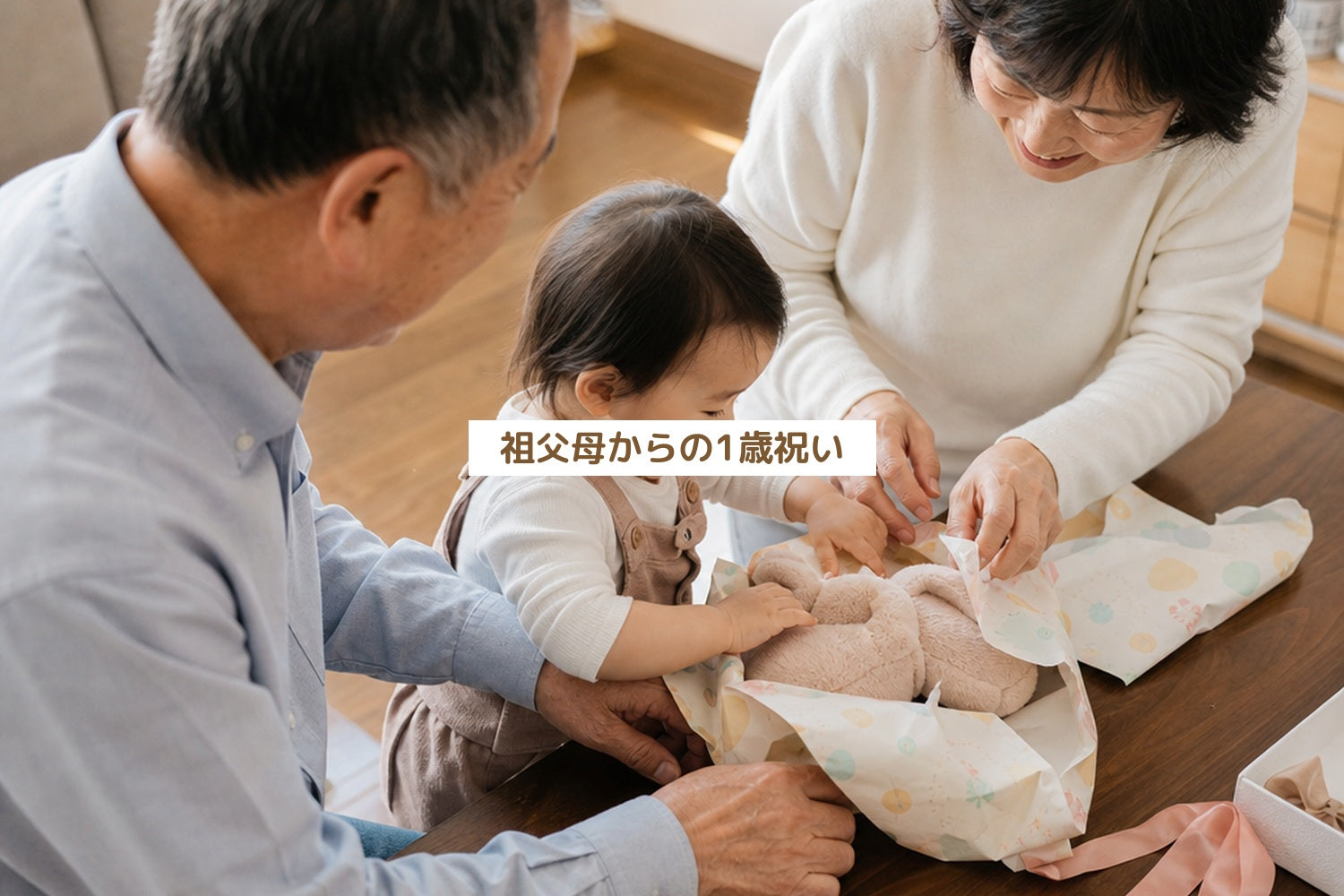 祖父母からの1歳祝い