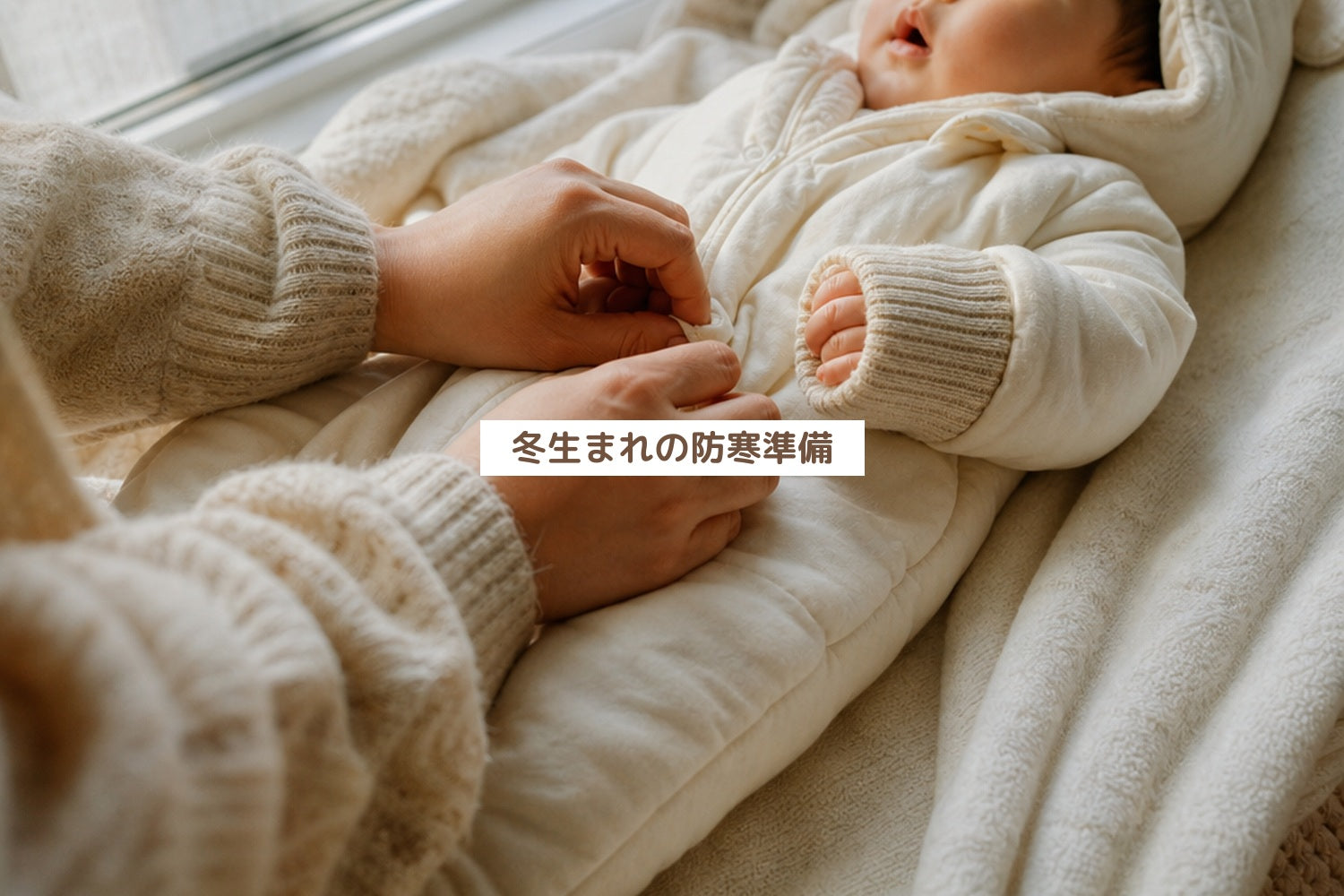 冬生まれの防寒準備