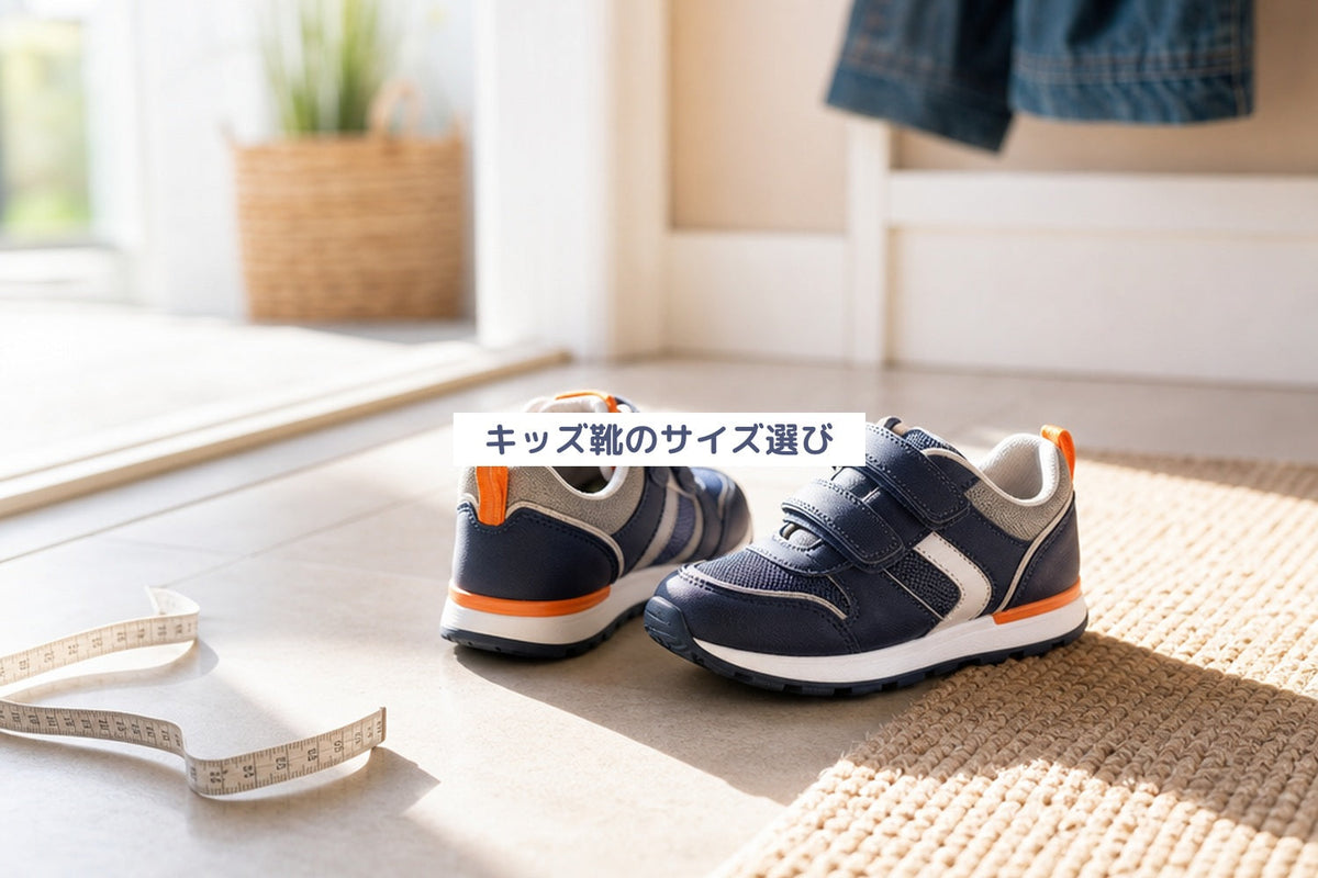 キッズ靴のサイズ選び