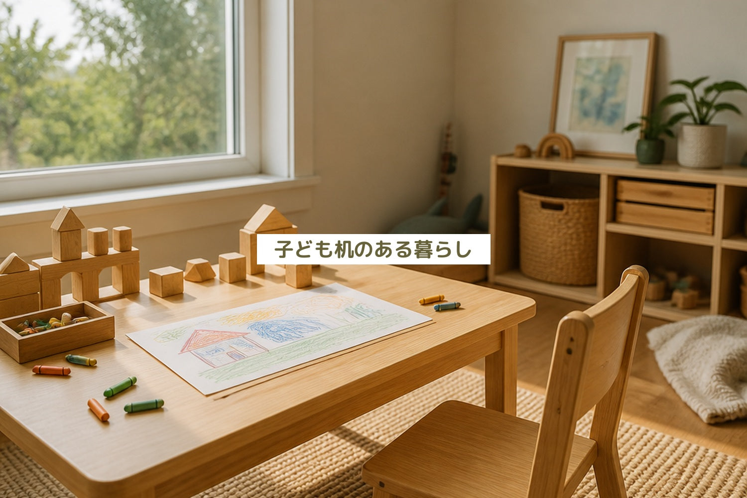 子ども机のある暮らし
