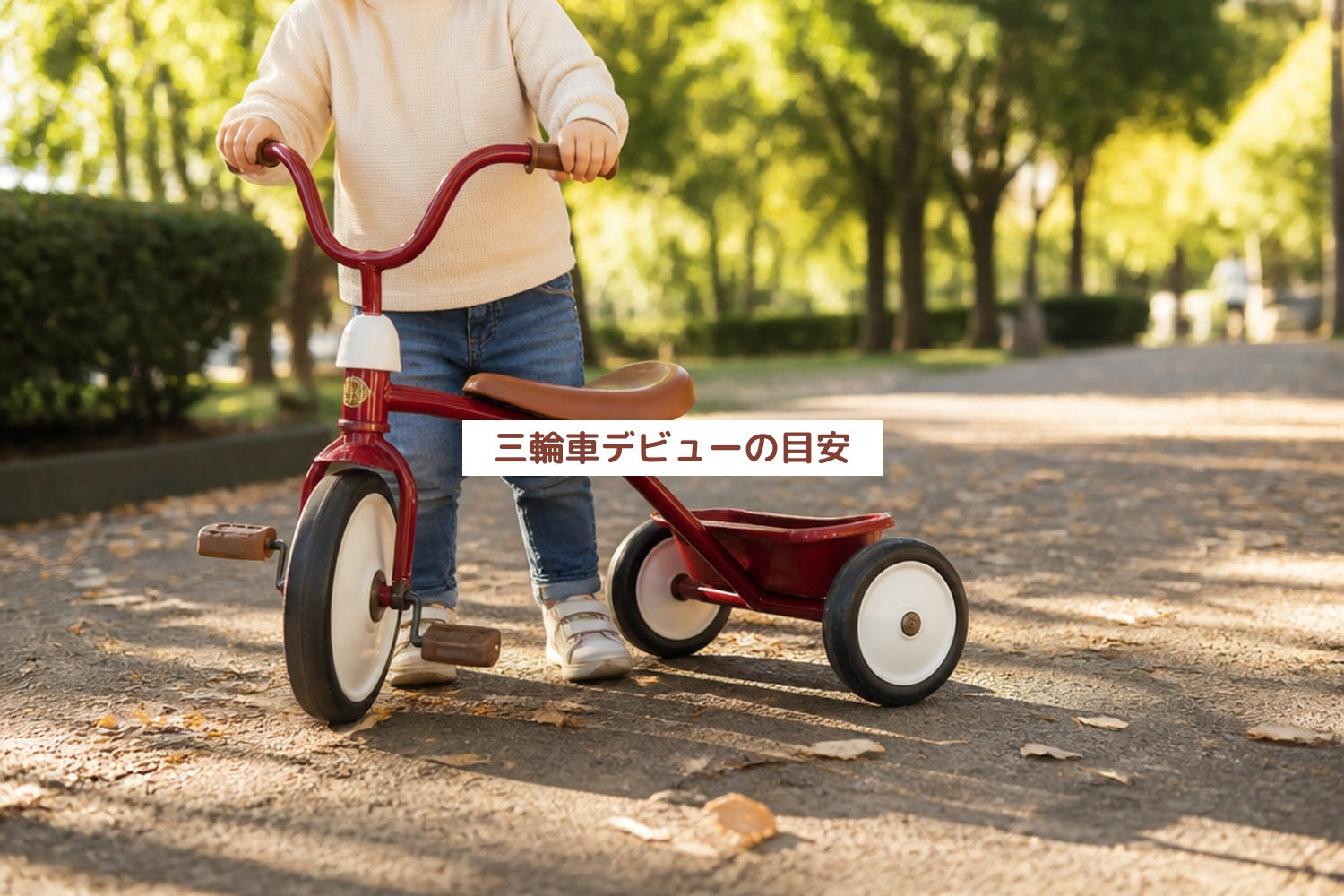 三輪車デビューの目安