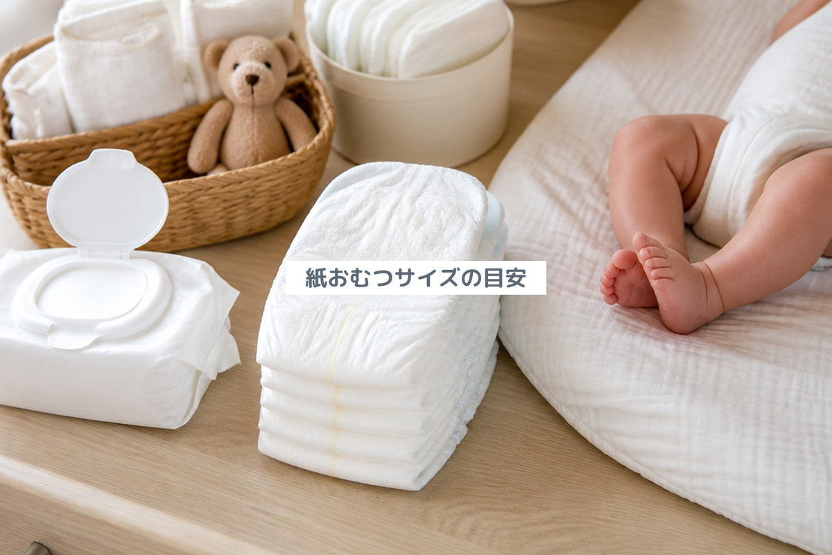 紙おむつサイズの目安