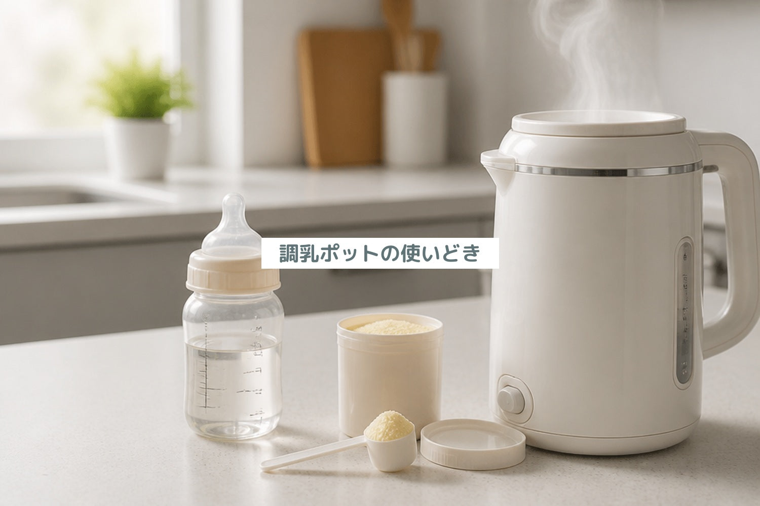 調乳ポットの使いどき