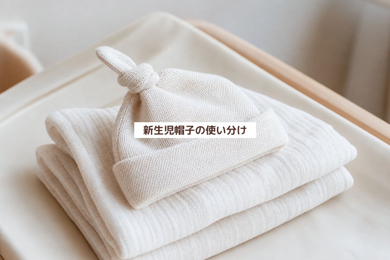 新生児帽子の使い分け