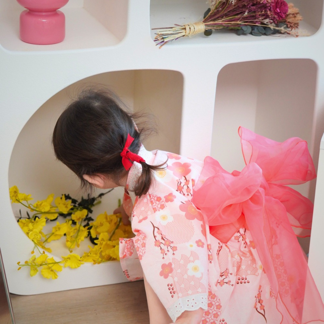 キッズ浴衣 ワンピース浴衣 子供浴衣 女の子 浴衣ドレス セパレート浴衣 2点セット シフォン帯 綿100% コットン 夏祭り 花火大会 盆踊り 発表会 記念撮影 着付け不要 洗濯機OK かわいい おしゃれ 和装 子供服