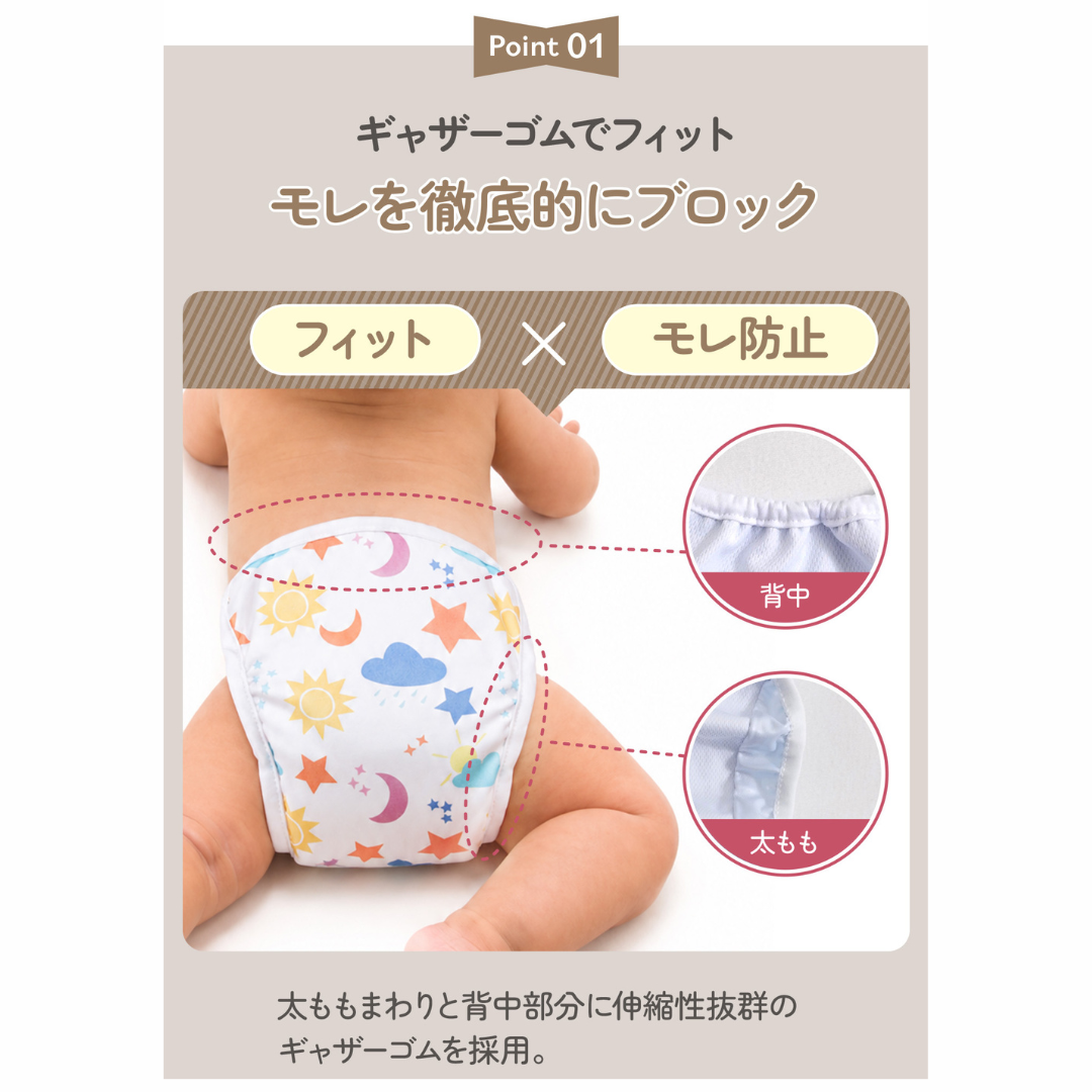 おむつカバー 布おむつカバー ベビー おむつカバー 3枚セット 助産師監修 メッシュ 吸水速乾 通気性 おむつ漏れ防止 洗濯機OK 乾燥機対応 トイトレ 保育園 新生児 赤ちゃん 紙おむつ対応 布おむつ対応 お名前タグ付き 出産準備
