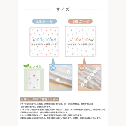 おくるみ ガーゼ コットン100% ベビー ブランケット 新生児 2層ガーゼ 6層ガーゼ 助産師監修 ベビーケット 授乳ケープ ベビーカーケット お昼寝ケット プレイマット タオルケット 大判 出産準備 出産祝い 赤ちゃん ベビー用品
