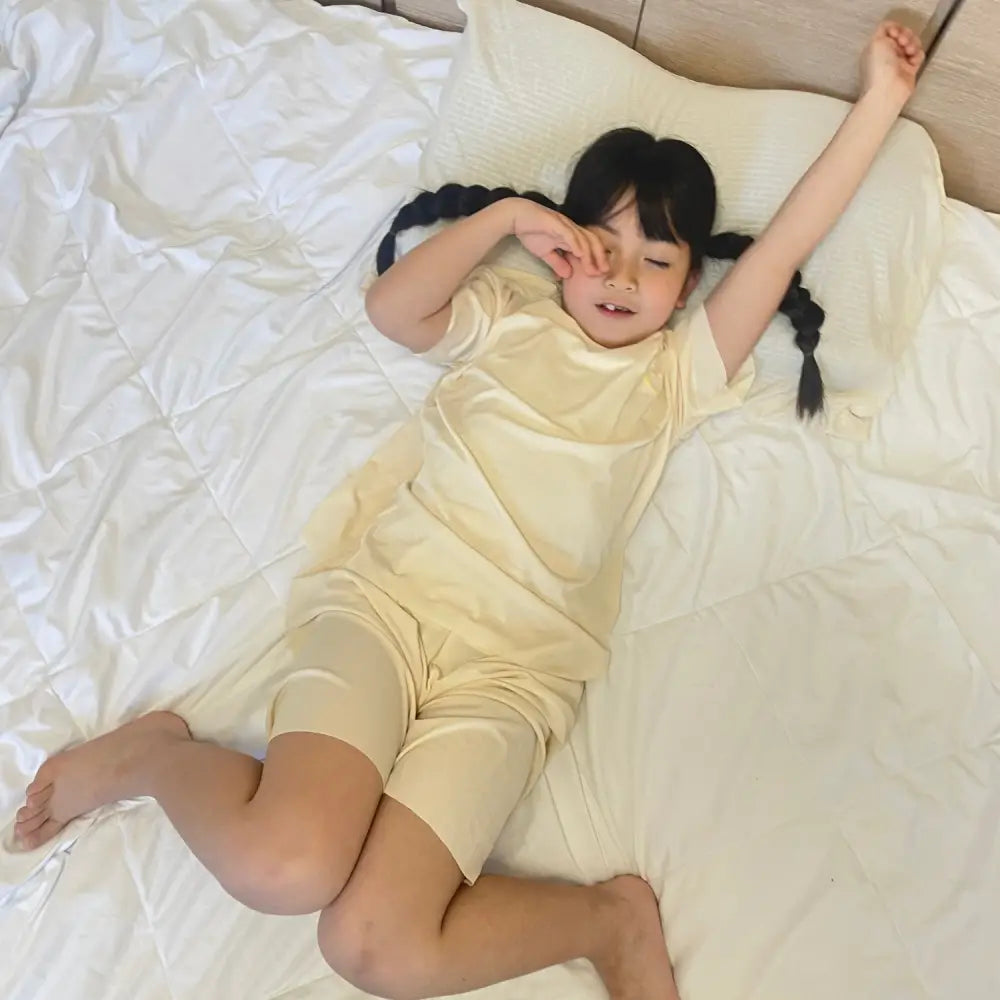 子ども パジャマ コットン100% 吸汗速乾 通気性 接触冷感 メッシュ素材 蒸れにくい 快適睡眠 部屋着 速乾洗濯可 男の子 女の子 120〜150cm