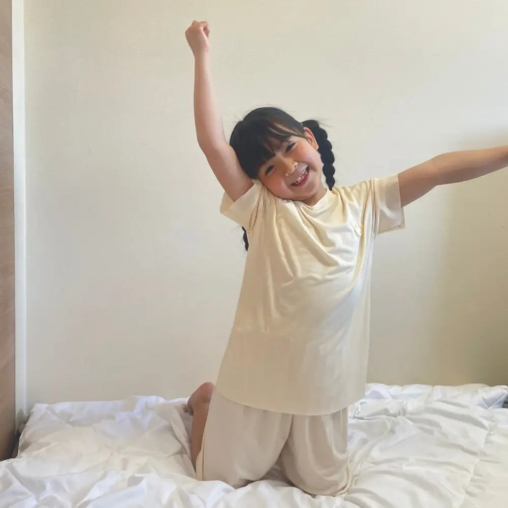 子ども パジャマ コットン100% 吸汗速乾 通気性 接触冷感 メッシュ素材 蒸れにくい 快適睡眠 部屋着 速乾洗濯可 男の子 女の子 120〜150cm