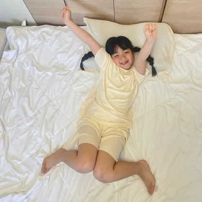 子ども パジャマ コットン100% 吸汗速乾 通気性 接触冷感 メッシュ素材 蒸れにくい 快適睡眠 部屋着 速乾洗濯可 男の子 女の子 120〜150cm