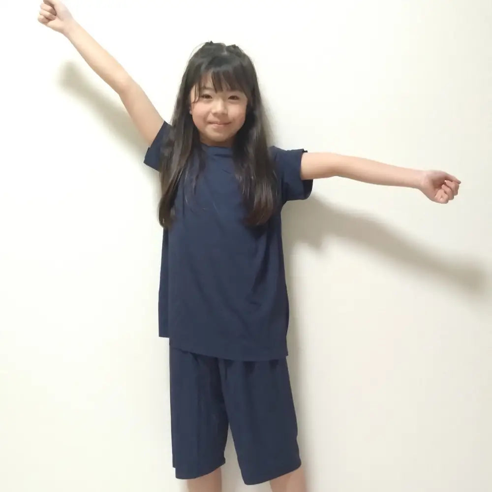 子ども パジャマ コットン100% 吸汗速乾 通気性 接触冷感 メッシュ素材 蒸れにくい 快適睡眠 部屋着 速乾洗濯可 男の子 女の子 120〜150cm
