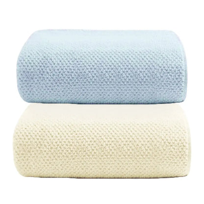 マイクロファイバータオル　大判バスタオル　速乾タオル　吸水タオル　ふんわり柔らか素材　敏感肌に優しいタオル　ビーチタオル　プールタオル　2枚セットタオル　軽量速乾バスタオル