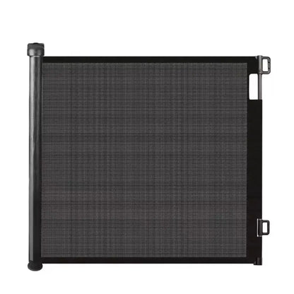 ベビーゲート ロール式 ペットゲート 透明メッシュ 伸縮タイプ 300cm対応 安全ロック フラット構造 通気性抜群 省スペース設計 階段キッチン用