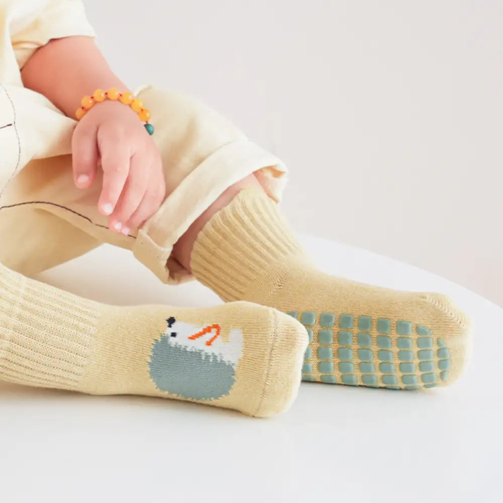 ベビーソックス 3足組  靴下 赤ちゃん キッズ ナチュラル 子供 新生児 厚手 滑り止め 転倒防止 セット 女の子 男の子 カラフル 10cm 12cm おしゃれ プレゼント ギフト