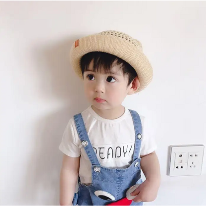 ベビー帽子 耳付き帽子 赤ちゃん ハット コットン メッシュ 通気性 あご紐付き ベビーキャップ 新生児 男の子 女の子 紫外線対策 夏帽子 ナチュラル かわいい おしゃれ 出産祝い キッズ帽子