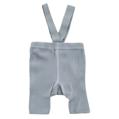 ベビーレギンス ストラップ付き ハーフ丈 伸縮性抜群 コットン素材 通気性 快適フィット 動きやすい 赤ちゃん服 出産祝い