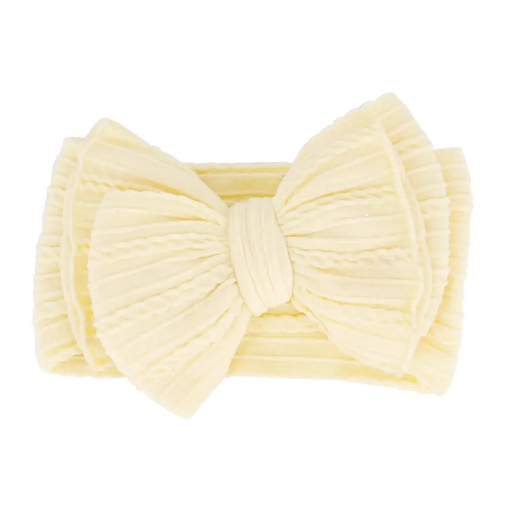 ベビーヘアバンド リボン付き 伸縮性 吸汗速乾 新生児 乳児 幼児 柔らか素材 頭に優しい くすみカラー パステルカラー お出かけ 写真撮影