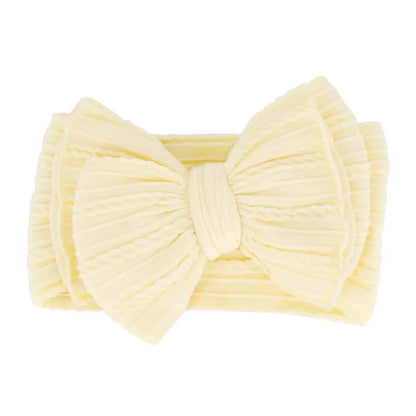 ベビーヘアバンド リボン付き 伸縮性 吸汗速乾 新生児 乳児 幼児 柔らか素材 頭に優しい くすみカラー パステルカラー お出かけ 写真撮影