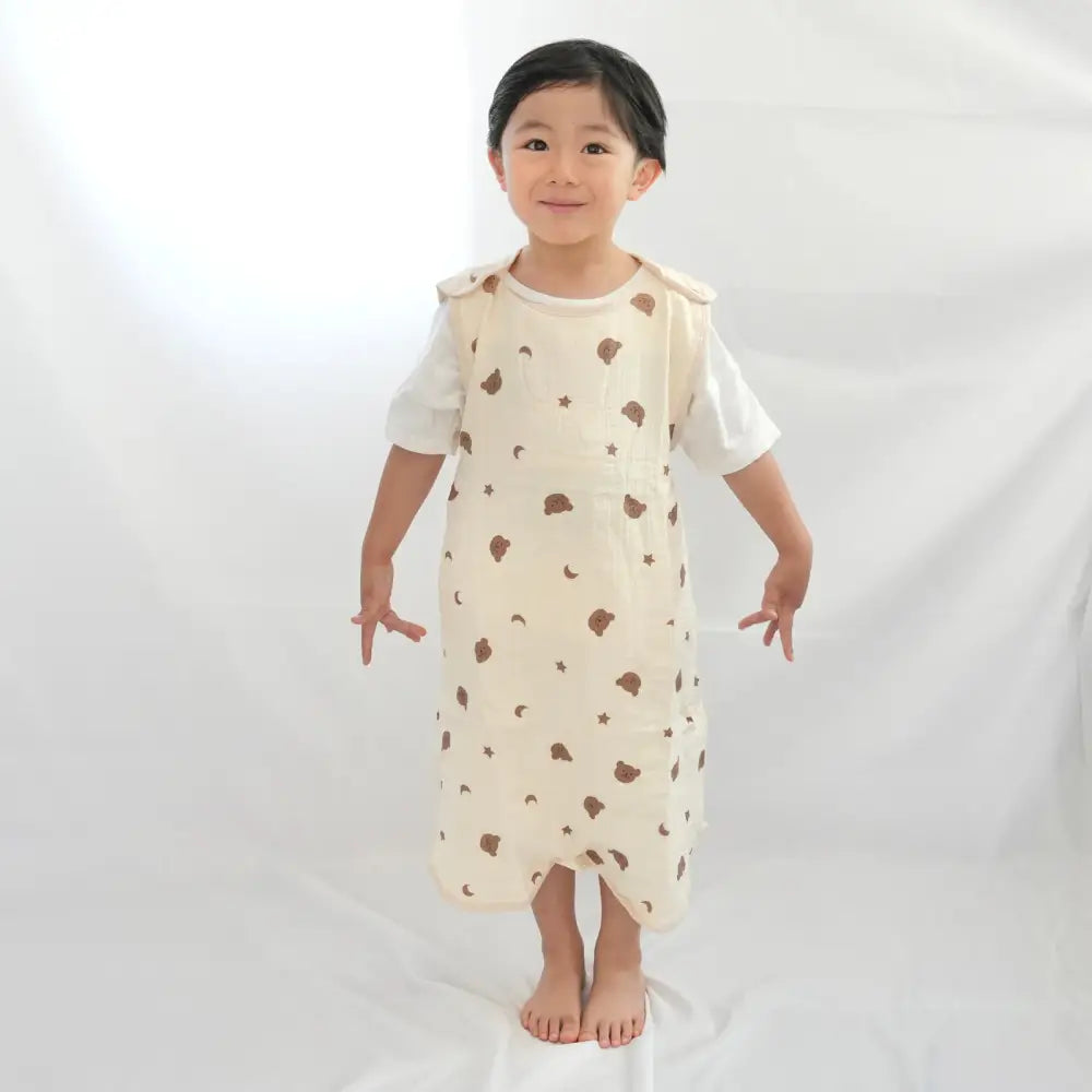 ベビースリーパー 2枚セット　2枚組　4重ガーゼ 2重ガーゼ コットン ベスト 袖なし 足まですっぽり かわいい  春 夏 秋 冬 1年中 赤ちゃん ベビー キッズ ガーゼスリーパー ベビー　スリーパー 大きいサイズ