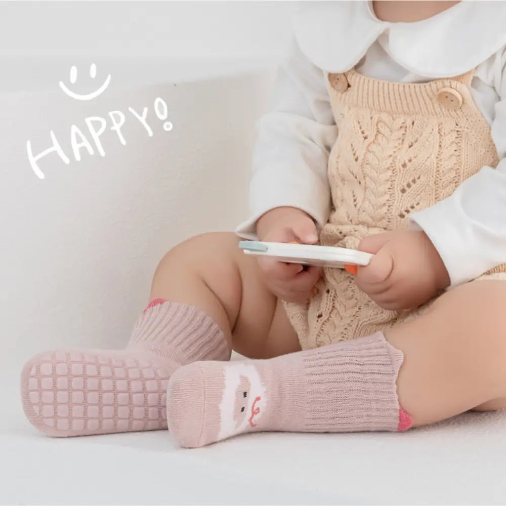 ベビーソックス 3足組  靴下 赤ちゃん キッズ ナチュラル 子供 新生児 厚手 滑り止め 転倒防止 セット 女の子 男の子 カラフル 10cm 12cm おしゃれ プレゼント ギフト