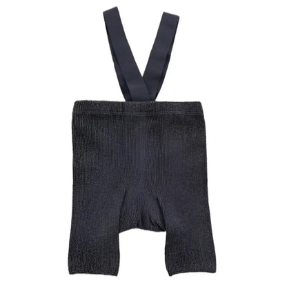 ベビーレギンス ストラップ付き ハーフ丈 伸縮性抜群 コットン素材 通気性 快適フィット 動きやすい 赤ちゃん服 出産祝い