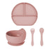 ベビー食器4点セット - ピンク - ベビー食器