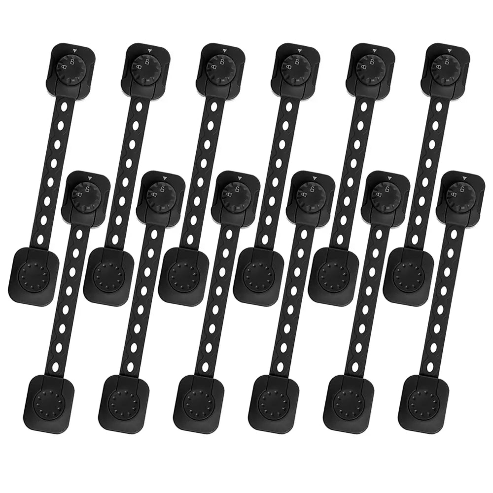 チャイルドロック 引き出しロック 扉ロック 子供安全対策 ベビーガード 事故防止 安全グッズ 大人だけ解除 ダイヤルロック 両面テープ 簡単設置 工具不要 家具ロック ベルト調整可能 カット可能 多用途 6個セット 乳児対策 イタズラ防止 家庭内安全