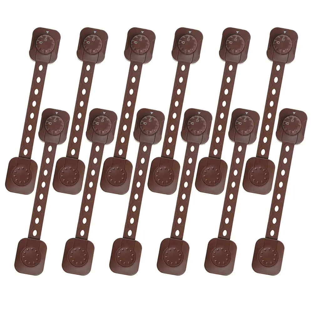 チャイルドロック 引き出しロック 扉ロック 子供安全対策 ベビーガード 事故防止 安全グッズ 大人だけ解除 ダイヤルロック 両面テープ 簡単設置 工具不要 家具ロック ベルト調整可能 カット可能 多用途 6個セット 乳児対策 イタズラ防止 家庭内安全