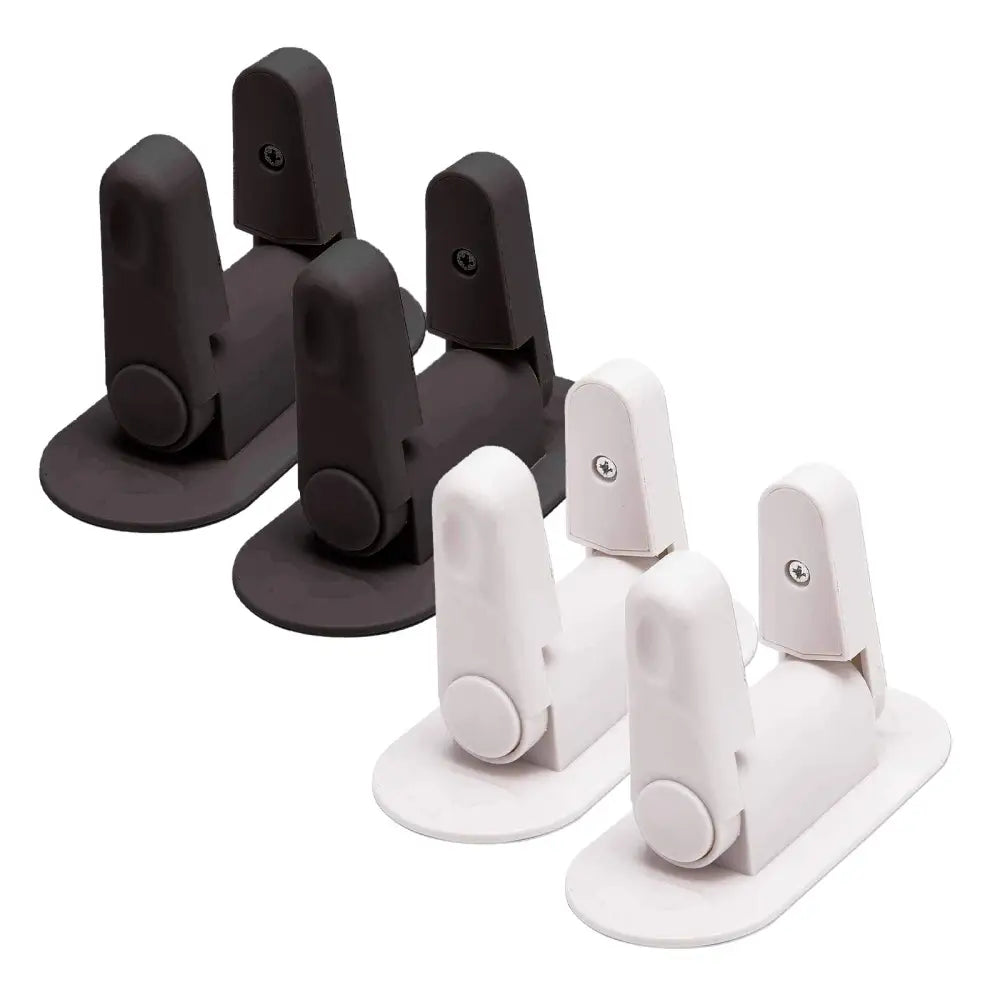 チャイルドロック ドアロック 窓ロック 子供安全対策 ペット安全対策 事故防止 ベビーガード セーフティロック 貼るだけ 簡単設置 強力粘着 大人だけ解除 ドアノブロック 家庭用安全グッズ 乳児保護 ペットいたずら防止 モノトーンデザイン ホワイト ブラック 2個セット