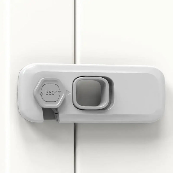 キャビネット用チャイルドロック　扉用　5個セット ドアストッパー チャイルドロック 赤ちゃん ベビー 戸口ロック ベビーガード 扉 ドア ロック 開き戸 ストッパー いたずら防止 安全ロック セーフティーグッズ ベビー用品 地震 冷蔵庫 引き出し 引き戸 戸棚　冷蔵庫 開き戸をロック 観音開き　観音扉　インテリア　おしゃれ　360°対応