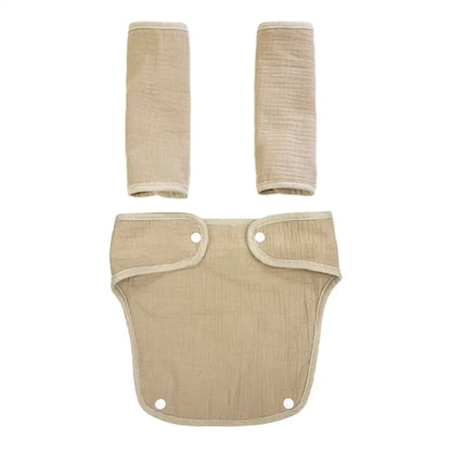 抱っこ紐カバー よだれカバー 抱っこひもカバー ベビー用品 育児グッズ 綿100％ コットン素材 肌に優しい 敏感肌対応 吸水性 速乾性 汚れ防止 汗対策 ママパパ兼用 2way対応 対面抱っこ 前向き抱っこ スナップボタン 着脱簡単 長さ調節可能 汎用タイプ 多ブランド対応 抱っこ紐保護 出産準備 洗い替え用