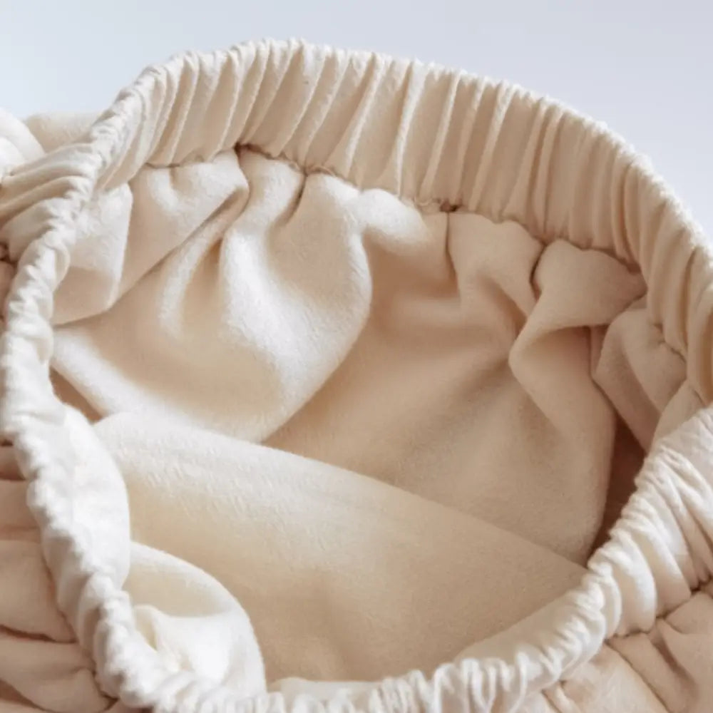 フリルオーバーパンツ コットン100％ - オーバーパンツ