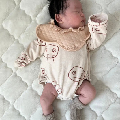 スタイ よだれかけ 防水 コットン100％ 赤ちゃん ベビー ビブ 出産祝い 6枚セット 吸水 通気性 ダブルスナップ 洗える 全方位ガード 女の子 男の子 可愛い 柄入り