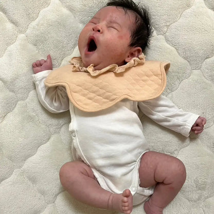 スタイ よだれかけ 防水 コットン100％ 赤ちゃん ベビー ビブ 出産祝い 6枚セット 吸水 通気性 ダブルスナップ 洗える 全方位ガード 女の子 男の子 可愛い 柄入り