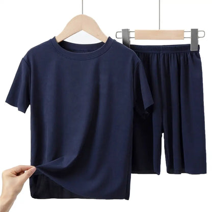 子ども パジャマ コットン100% 吸汗速乾 通気性 接触冷感 メッシュ素材 蒸れにくい 快適睡眠 部屋着 速乾洗濯可 男の子 女の子 120〜150cm