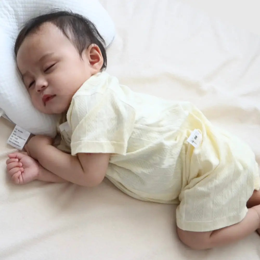 ベビー 半袖 ロンパース 夏 涼しい 綿95 通気性 新生児 赤ちゃん服 薄手 前開き おむつ替え 男女兼用 ナチュラルデザイン