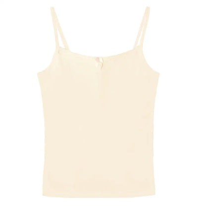 ジュニアインナー 成長期キャミソール 女の子下着 綿100 通気性 吸汗速乾 ノンワイヤー スクールインナー 快適肌着 成長サポート