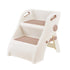 折りたたみステップ　子ども用踏み台　二段ステップ　スリム収納　滑り止め付き踏み台　折りたたみ式踏み台　軽量踏み台　耐荷重150kg　トイトレ用品　洗面台ステップ