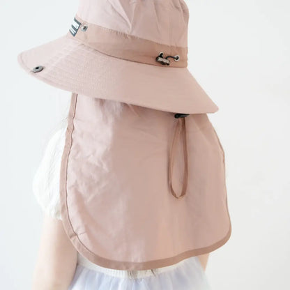 紫外線対策 UVカット99.9% UPF50+ 子供用帽子 広いつば 日よけフラップ 接触冷感 メッシュ通気 サイズ調整可能 あご紐付き 風対策 ノンホルマリン 安心素材 快適な被り心地
